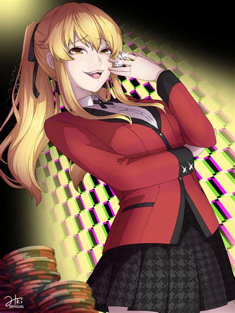 kakegurui blonde.